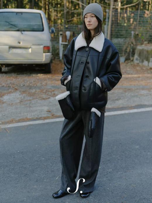 shyshystill/shy202510030/重磅100%绵羊毛厚实柔软质感长裤 商品图2