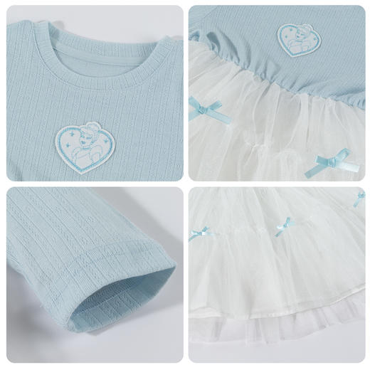 迪士尼女宝宝童装长袖连衣裙ZD1FQ002 商品图4