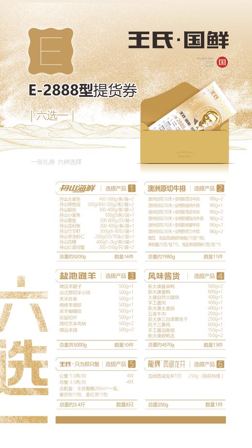 2026年王氏国鲜年货券·六选一系列 市场价2.75折 商品图10