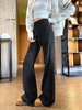 ZS【天然羊毛，厚实软糯】美拉德绵羊毛微喇阔腿裤 2种厚度，3种裤长可选！ 商品缩略图2