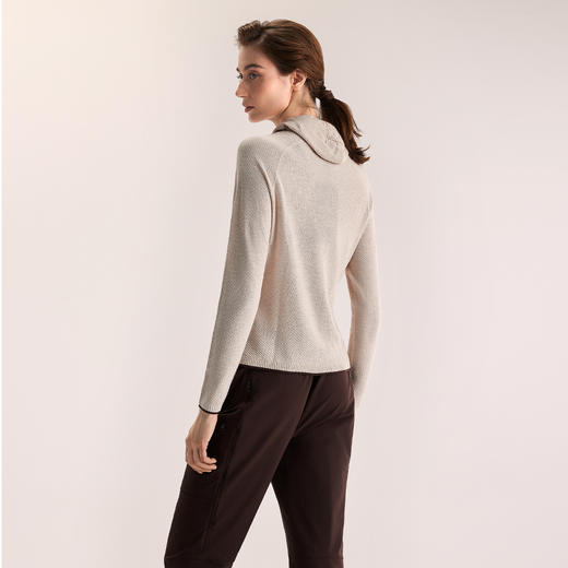 KAILAS凯乐石 XM1 女款连帽美丽诺羊毛T恤  KG2532297 商品图3