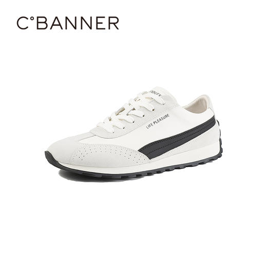 千百度2026春季男鞋高级感拉满营造复古氛围感阿甘鞋A26168781 商品图0