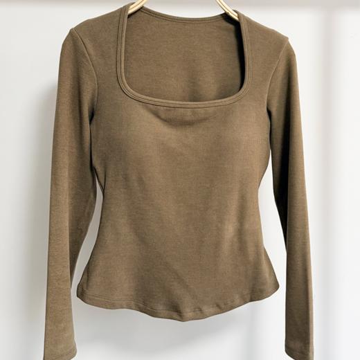 壁虎瑜伽【2601SY467】带胸垫德绒保暖长袖【5天发货】（一体式胸垫） 商品图5