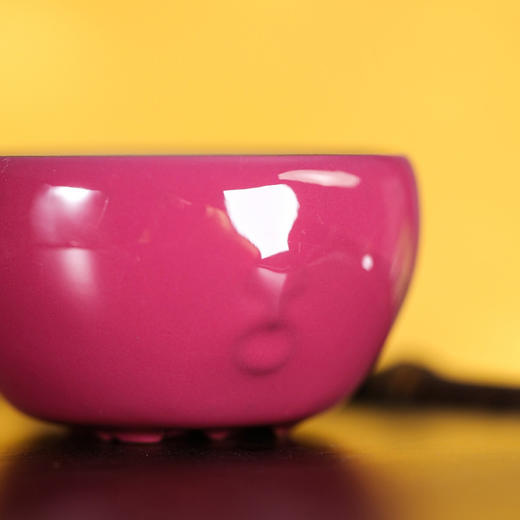 问鼎哥窑传世哥窑乙巳战鼓杯（胭脂红） 商品图4
