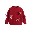 清清美日新年女童毛女童新年衣服红色毛衣冬装儿童针织衫洋气上衣新款喜庆过年服90-150★ 商品缩略图4