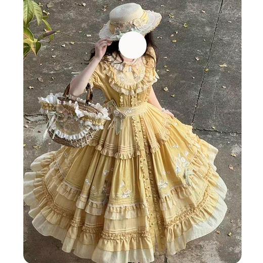 裁缝学苑AS619田园风Lolita连衣裙纸样蛋糕裙女装短袖洛丽塔裙子样板 商品图1