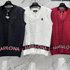 新款秋冬浮雕立体💀针织背心来了！这款骷髅头真的是太火了 ！！！特别是这款背心真的一眼就爱！🇰🇷客户出了几次货都没有剩余，好不容易抢到一批现货，100%高密进口尼龙功能纱线。