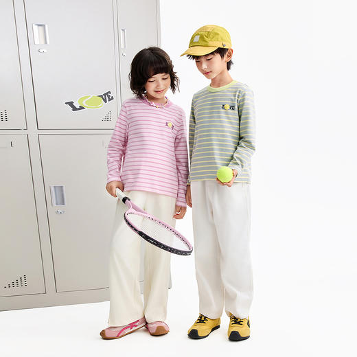 男女童圆领长袖针织衫春季新款安奈儿童装EM611591 商品图3