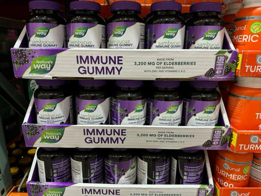 🔥特价！260元/瓶！nature's way sambucus黑骨接木果软糖，纯天然富含维他命C，维他命D，锌！ 商品图3