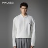PINLI品立2026春季新款青年男士宽松立领落肩长袖T恤打底上衣潮牌GD262111006 商品缩略图2