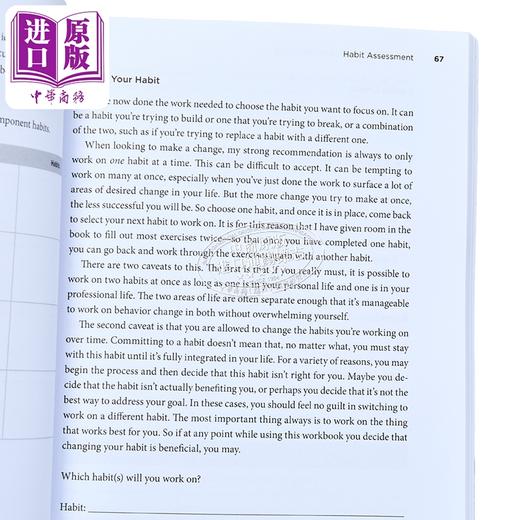 【中商原版】原子习惯官方工作手册 引导式日记 坚持习惯 The Atomic Habits Workbook 英文原版 James Clear 商品图2