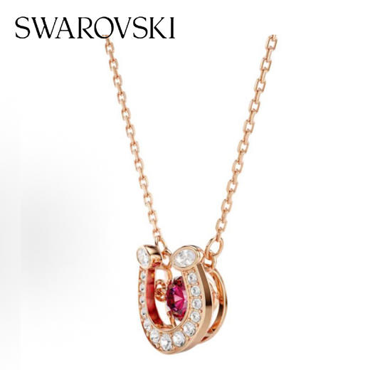 春日限定【抢先购】Symbolica施华洛世奇施家"红"运马蹄项链配饰本命年送礼（5736981 “红”运马蹄项链） 商品图4