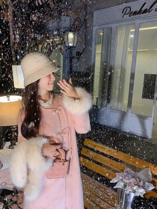 【GZ】无忧购【鸿运当“红”】新年中国红新中式外套可拆卸毛领18828 商品图4