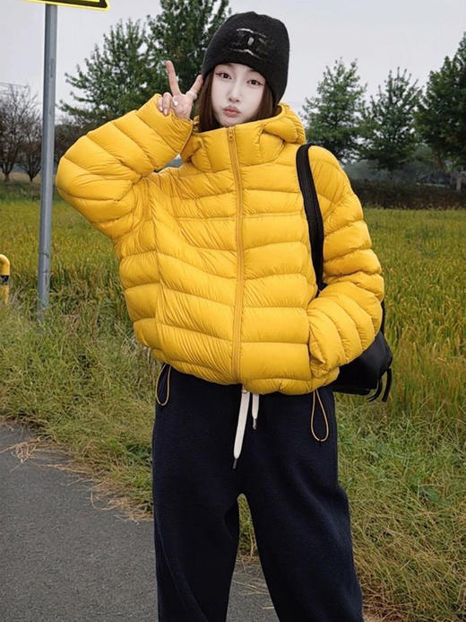 轻盈超柔90白鸭绒泡芙排骨羽绒服|显瘦防风不臃肿 商品图5