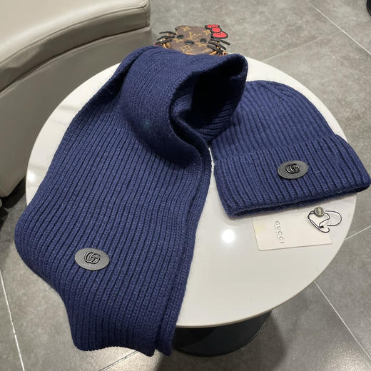 秋冬特惠💰330 古驰经典套装帽子！帽子➕围巾！羊绒兔绒品质！暖暖哒超级舒服～ 商品图2