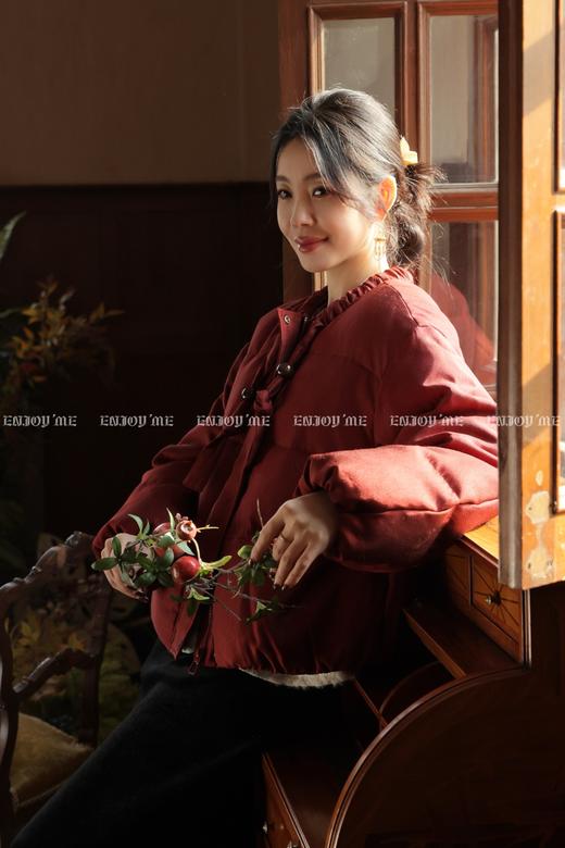 【门店同款】ENJOY冬季“烟火漫春”幸运珠短款羽绒服 168996059 商品图5