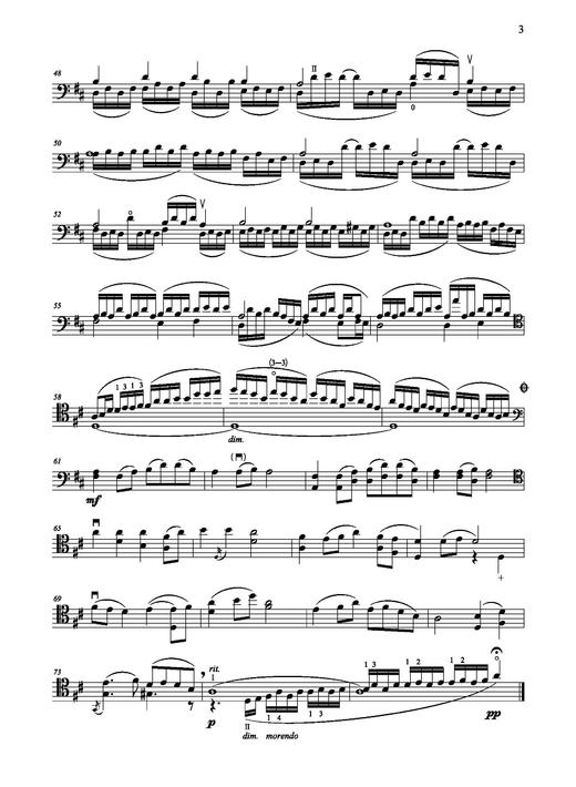 中国民族风格大提琴随想曲20首（修订版） 张宝君编 商品图3