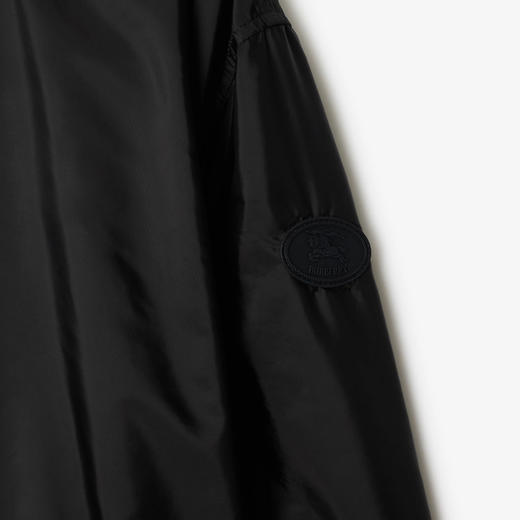 BURBERRY 巴宝莉 女士马术骑士徽标贴片短款尼龙外套 黑色 8110309 A1189 商品图1