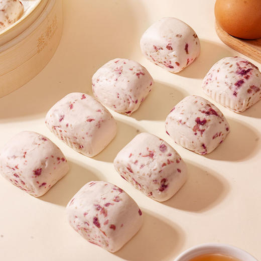 玫瑰小馒头360g（18g*20）  将鲜花和奶粉揉进面团的玫瑰小馒头，口感丰富，健康早餐 商品图2