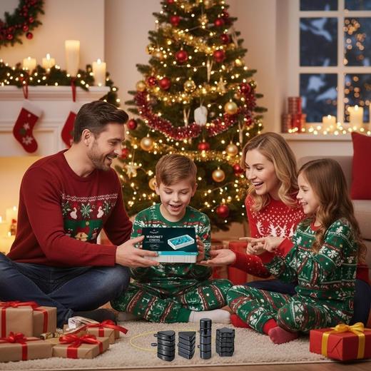 美国 STAR-TOYS 40枚磁铁磁棋盒套装 新型多人磁铁棋盘游戏 商品图8