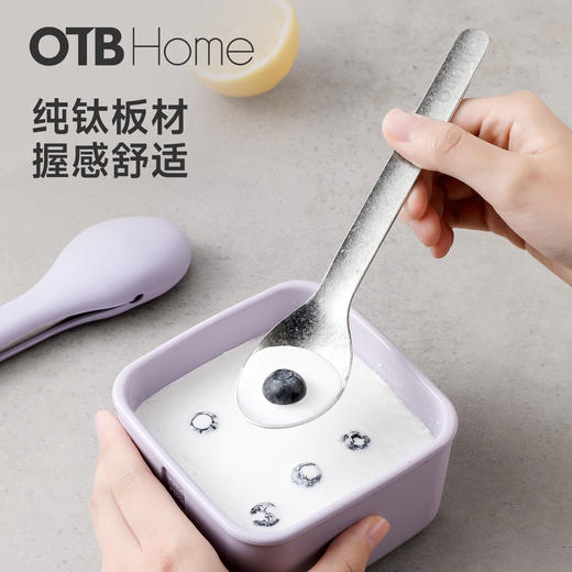OTB纯钛99.9%便携式餐具勺筷套装 商品图4