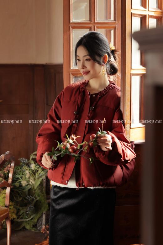 【门店同款】ENJOY冬季“烟火漫春”幸运珠短款羽绒服 168996059 商品图3