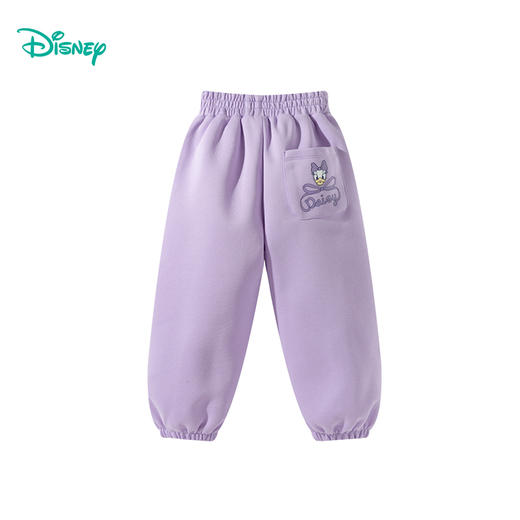 迪士尼（Disney）童装女童束脚长裤甜美梦幻刺绣蝴蝶卡通宽松休闲束脚裤2026春季新ZD1FK010 商品图7