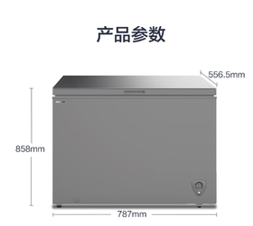 容声 冰柜 BD/BC-203Z10HNLAK 203升 直冷 单温 定频 一级能效 顶开门 PCM内胆 暖灰
