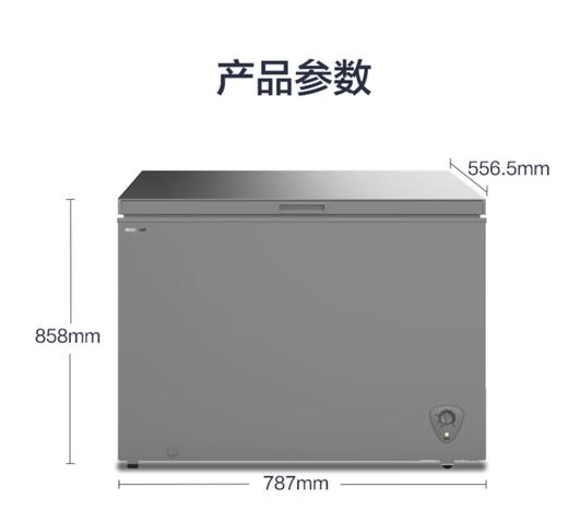 容声 冰柜 BD/BC-203Z10HNLAK 203升 直冷 单温 定频 一级能效 顶开门 PCM内胆 暖灰 商品图0