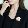 天然贝母牡丹花珍珠高档胸针，优雅高级感西装大衣胸花旗袍配饰LY 商品缩略图3