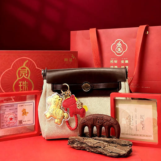 灵珠合香梳马上有钱礼盒  新年好礼国风套盒 商品图4