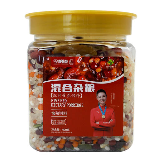 今粮道帮扶助农红润营养粥400g（13合1）JLD081 商品图4
