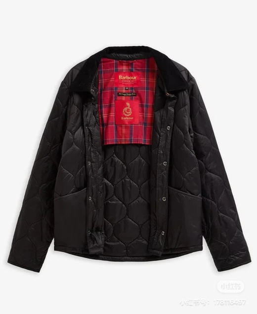 【秒杀价已调 直接拍】Barbour 限定款 巴恩 男女同款 红黑撞色棉衣  过年 开启喜运模式 商品图6