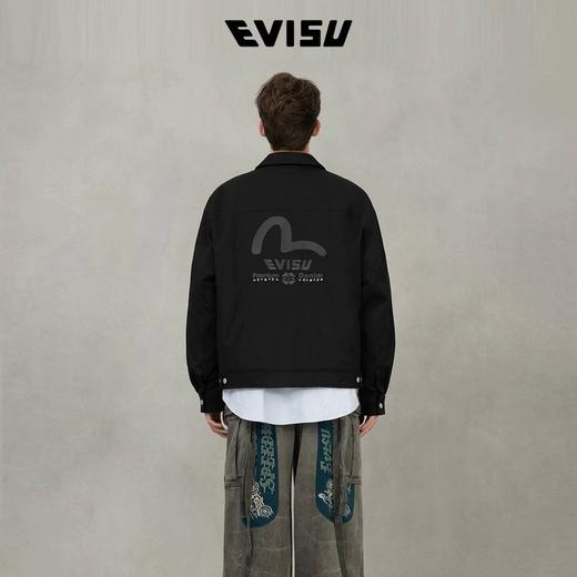 EV1SU福神冬季男士商标刺绣翻领加厚休闲通勤夹克棉衣外套 线上2000+ 商品图0