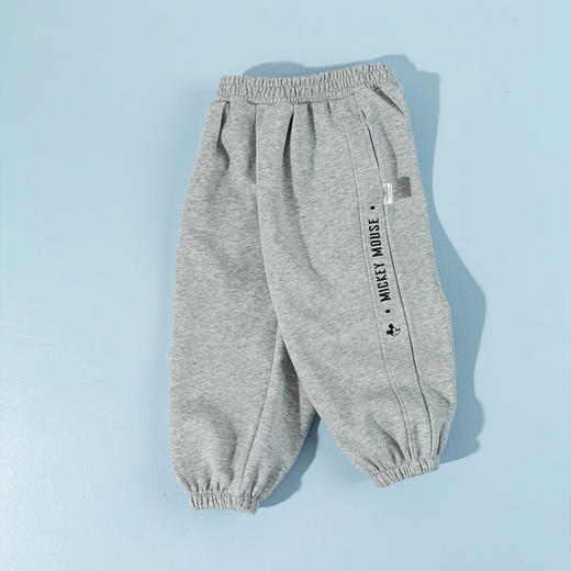 迪士尼（Disney）童装男童束脚长裤潮流帅气肤宽松运动灯笼休闲裤2026春季新款裤子ZD1FK006 商品图7