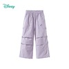 迪士尼（Disney）女童休闲时尚蝴蝶结工装裤抽绳款宽松直筒裤子26春秋新款ZD1FK018 商品缩略图6