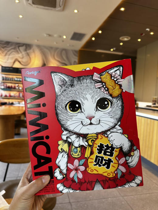 奥力给Aoligei大黄油猫酪饼干猫招天下财礼盒468g黄油芝士黄油咖啡味  商品图0