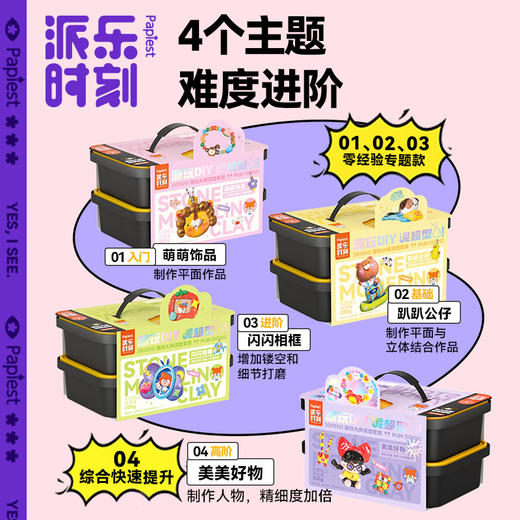 广博潮玩大师泥塑套装-闪闪相框（19件套） 商品图2