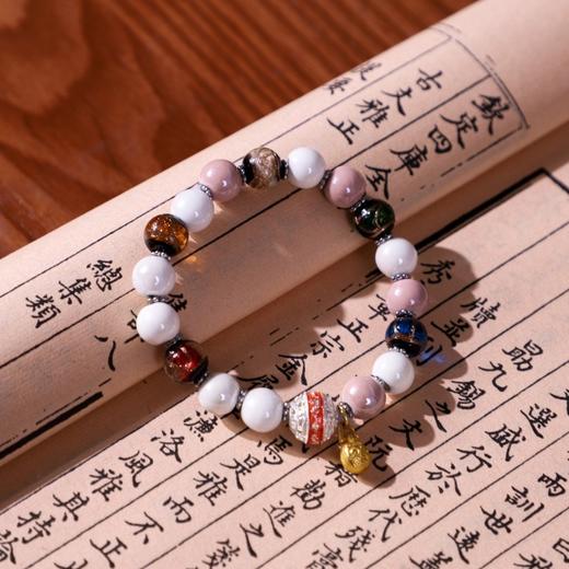 全国限量发行2000套【如意福宝手串】两颗花丝龙凤银珠均含925银，祥龙男款克重有2.8克；凤舞女款克重为2克 商品图4