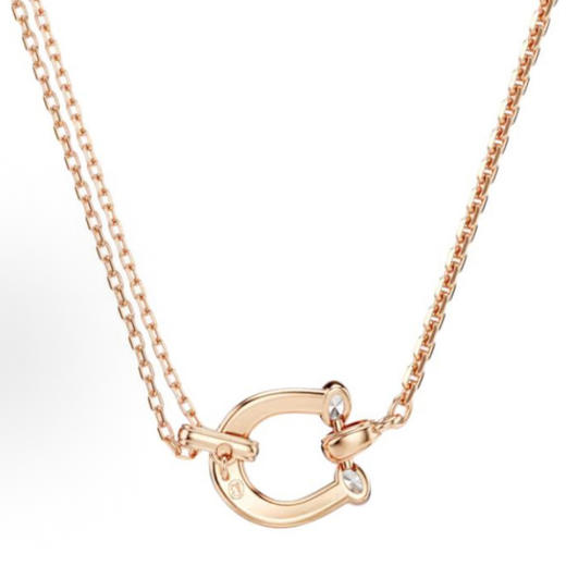 春日限定【抢先购】Symbolica施华洛世奇施家"红"运马蹄项链配饰本命年送礼（5741462 “金”彩马蹄项链） 商品图6