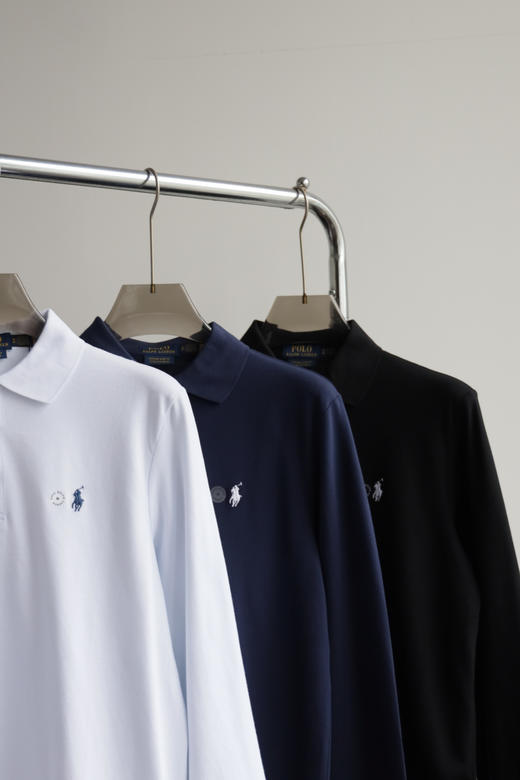 26 R.L 弹力混纺 翻领长袖POLO衫 CX249 商品图4