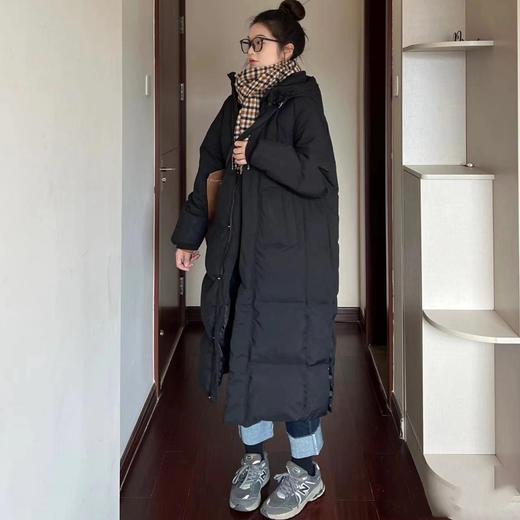 雀说羽绒棉服女中长款冬季新款加厚过膝棉衣棉袄高级感外套ALW13 商品图2