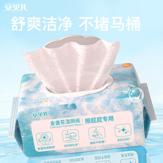安贝儿金盏花湿厕纸80抽*5包装/80抽*48包装 商品图0