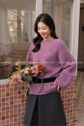 【门店同款】ENJOY冬季“暖冬软糖”拉毛花纱套头针织 169094268