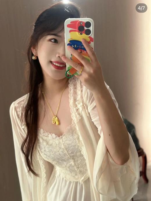 一店k （年度随便买 不心疼系列上新！）被追问800次的沙金首饰！不是黄金买不起，而是沙金更有性价比！永远为金灿灿的饰品心动！小预算拿捏千金感！金店在售同款 沙金系列手镯项链饰品 商品图6