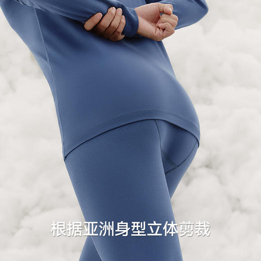 三枪高支新疆长绒棉圆领男内衣套装 商品图7