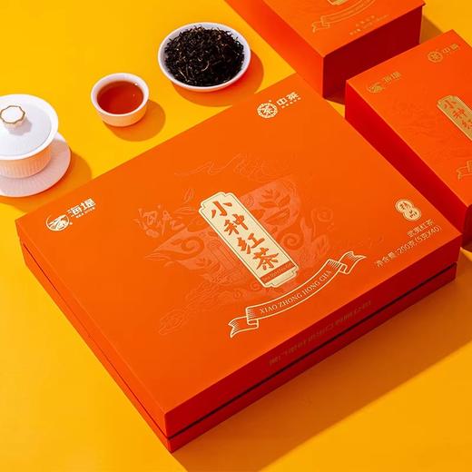 中茶海堤小种红茶XBT235特级武夷红茶 鲜醇甘甜 礼盒送礼精品200g 商品图3