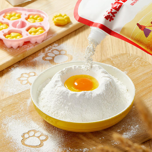 秋田满满软白营养低筋粉1kg袋装/绵韧营养中筋粉1kg    3岁+ 商品图1