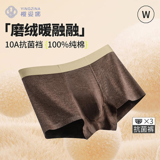 【樱姿娜】男士秋冬纯棉内裤-500 商品图0