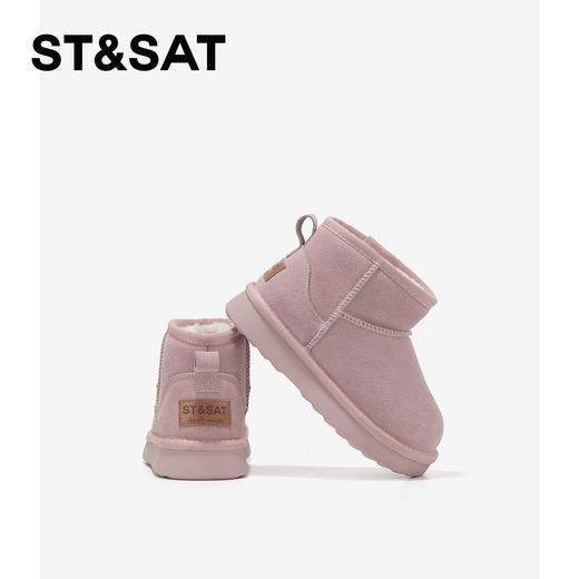 【童鞋】星期六时尚经典保暖百搭男女童雪地靴SSD419AL27 商品图6